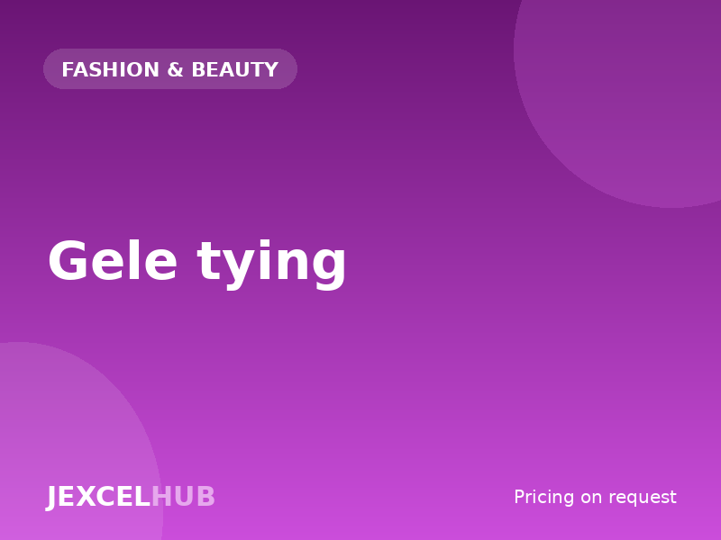 Gele tying
