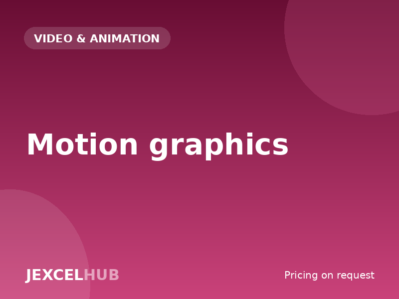 Motion graphics
