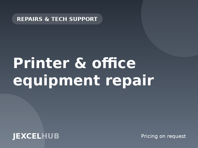 Printer & office equipment repair