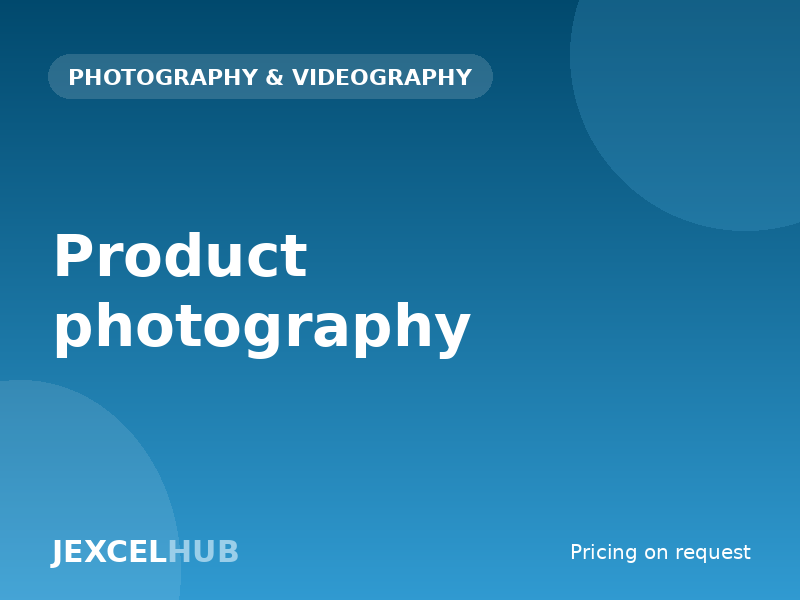 Product photography