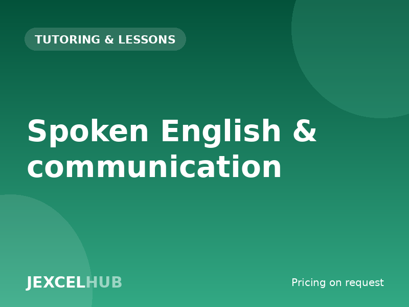 Spoken English & communication