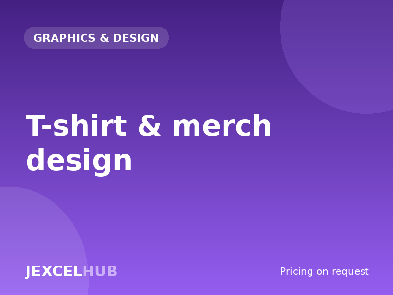 T-shirt & merch design