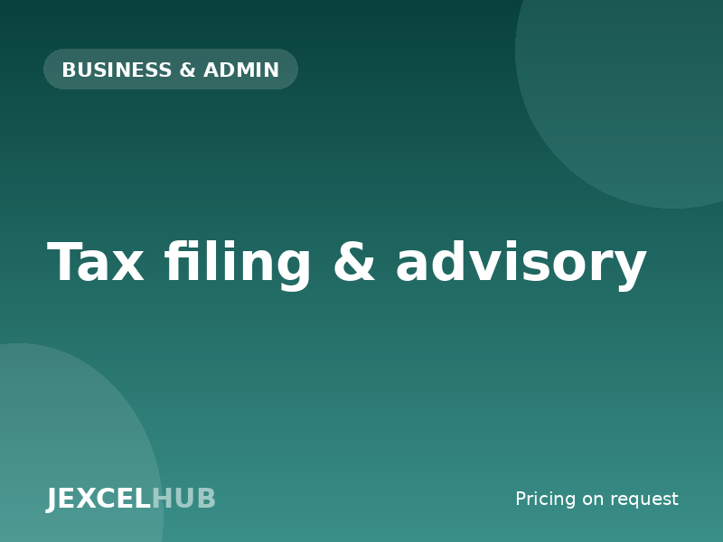 Tax filing & advisory