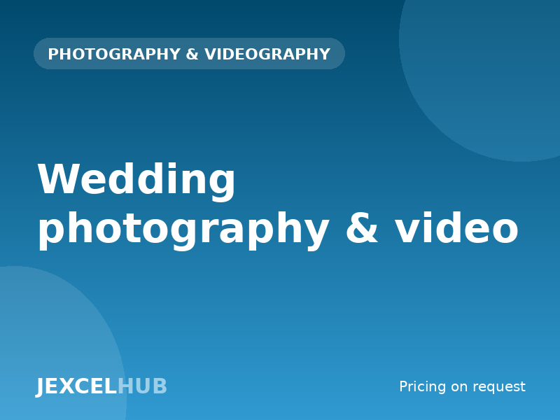 Wedding photography & video
